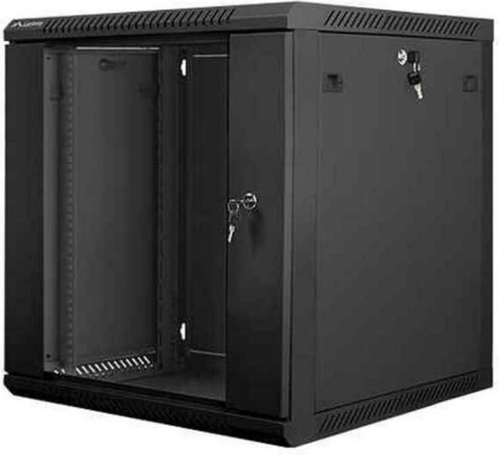 Lanberg WF01-6612-10B Rack 12U Wall Mounted Shelf Black (12 RU, 19 inch rack)