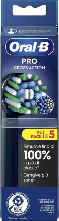 Image du produit Braun Oral-B Replacement Heads Pro Cross Action Black, 5 Heads (5 x)
