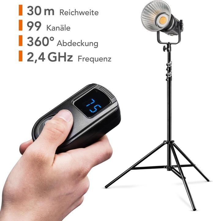Walimex pro LED Niova 120 Plus Bi-Color 120W (Studioleuchte, Videoleuchte)