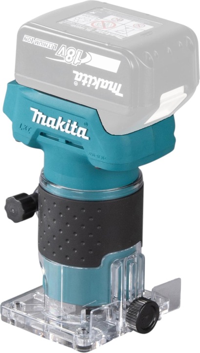Image du produit Makita DRT 52 RG Affleureuse sans fil 18 V 6 mm Brushless + 2x batterie 6,0 Ah + chargeur