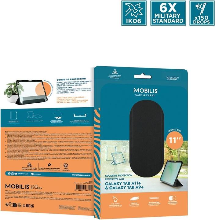 Productafbeelding Mobilis EDGE 2 CASE FOR GALAXY TAB A11+ (Samsung Galaxy Tab A11+, Samsung Galaxy Tab A9+)