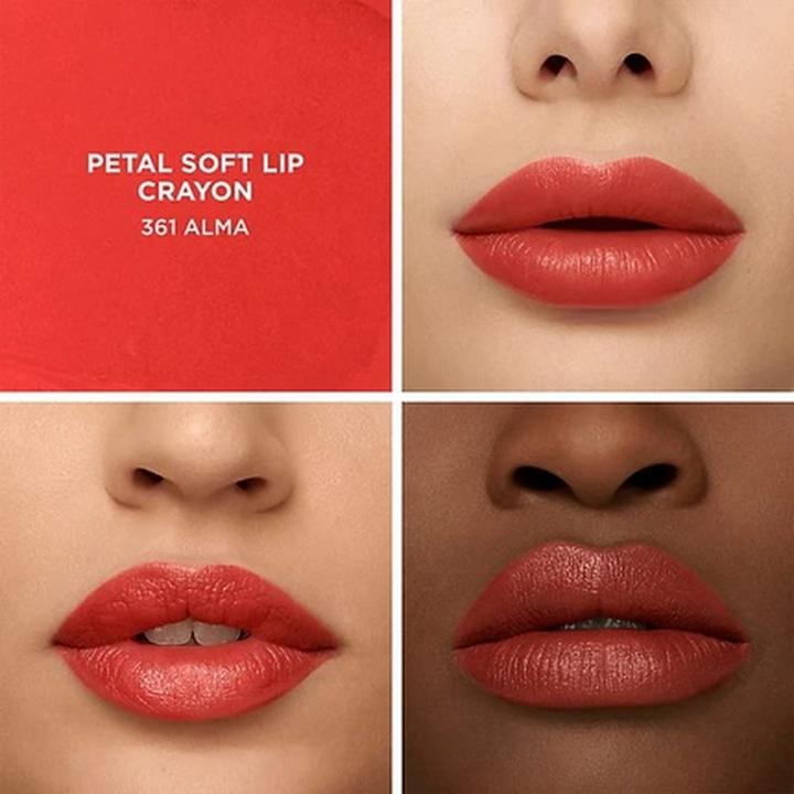 Actual product image Laura Mercier Matte lipstick in pencil (Petal Soft Lipstick Crayon) 2 g - Shade: Alma (Alma Red Coral)