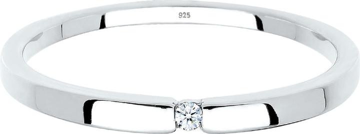 Produktbild Elli DIAMONDS Ring Verlobungsring Klassiker Diamant (0.015 ct.)Silber (54, 925 Silber)