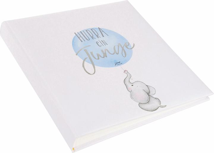 Productafbeelding Goldbuch Baby Hoera- een Jongen 30x31 60 witte pagina's 15206 (31 x 32 cm)