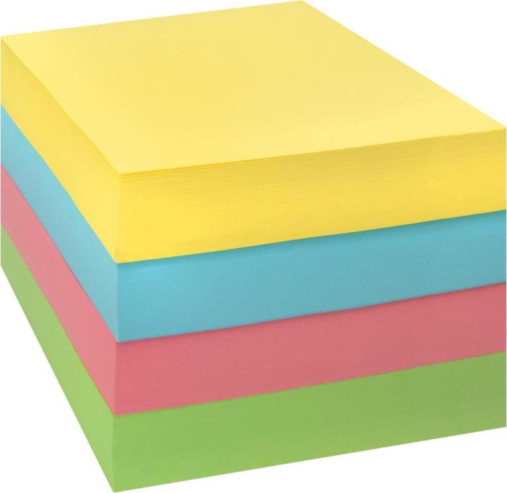 Actual product image Idena Notepad glued coloured 9x9cm 700 sheets (90 x 90 mm)