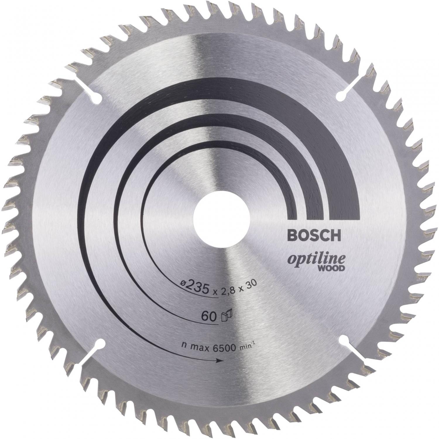 Bosch Professional Zubehör, Sägeblatt, PRO Wood Kreissägeblatt, 235 x 2.8 x 30 mm