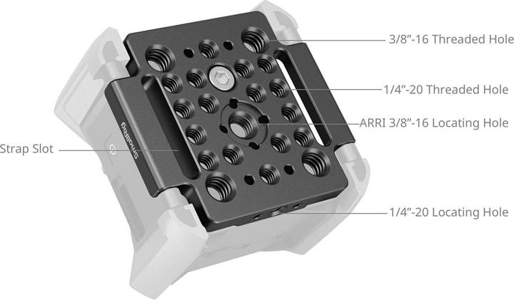 Actual product image SmallRig MD4883 Mount Plate for Zoom F3