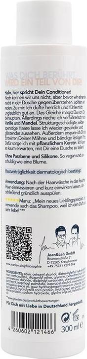 Actual product image Jean & Len Repair Conditioner Keratin und Mandel (300 ml)