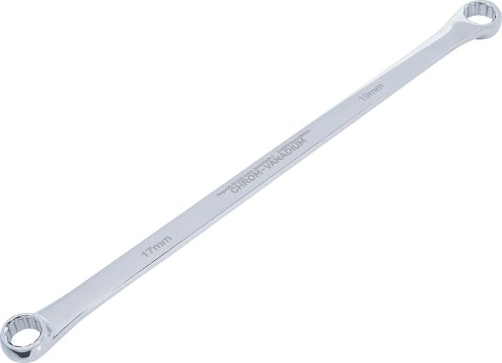 Image du produit BGS Clé à oeil contre coudée extra longue 17 x 19 mm (19 mm, 17 mm)