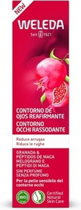 Actual product image Weleda Pomegranate Firming Eye Contour reduces Wrinkles Dark Circles and Bags tightens and brightens (Eye Care Cream, 12 ml, Day)