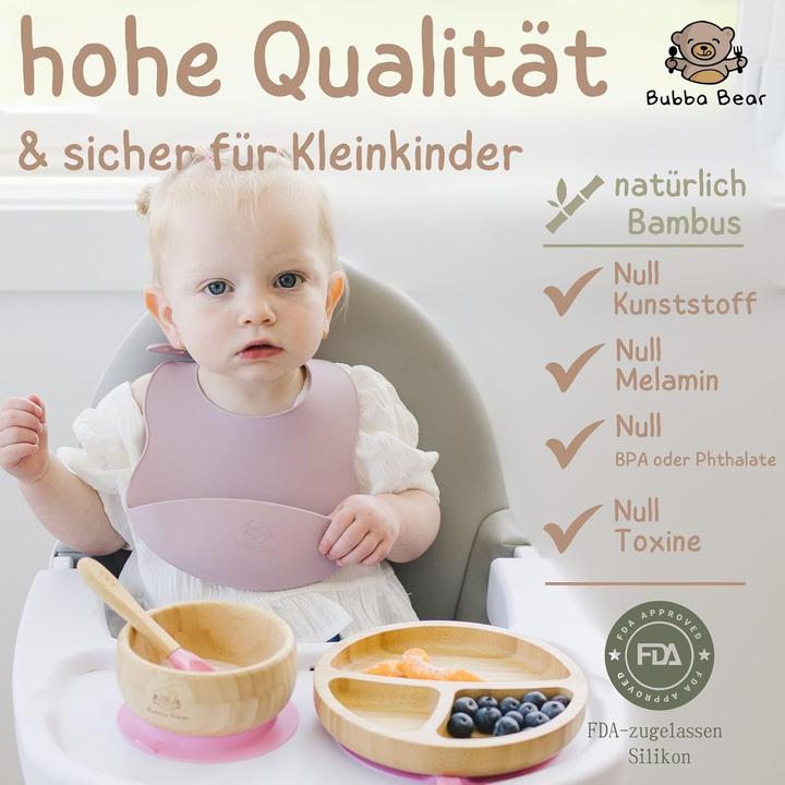 Actual product image Bubba Bear Kindergeschirr-Set mit Saugnapf