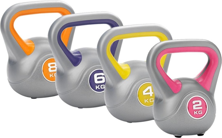 DKN Set di kettlebell in vinile