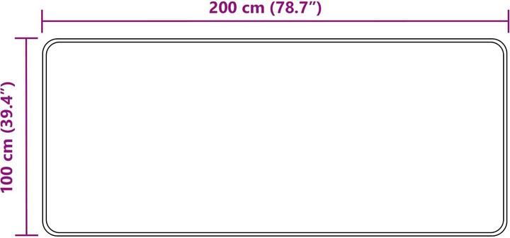 Produktbild vidaXL Läufer Teppich