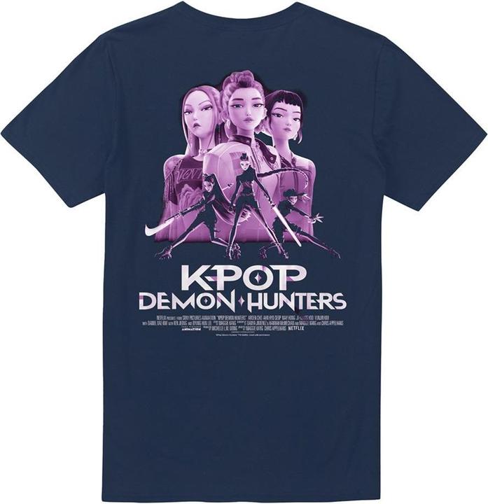 Produktbild K-Pop Demon Hunters TShirt Rückseitiger Aufdruck (XL)
