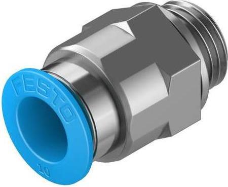 Produktbild Festo Push-in Fitting, Male G1/4, 10mm (Rohrverschraubung)