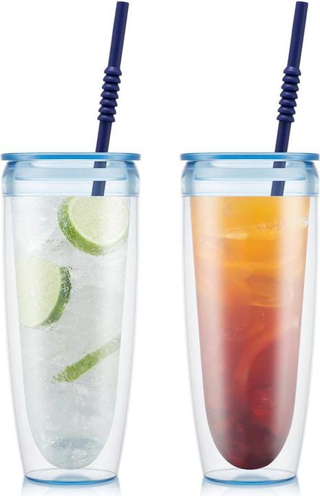 Produktbild Bodum Thermobecher Pavina To Go 2 Stück, 700 ml, Hellblau (0.70 l)