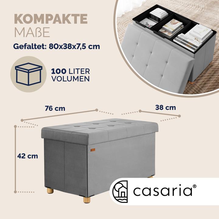 Produktbild Casaria Sitztruhe (38 cm)
