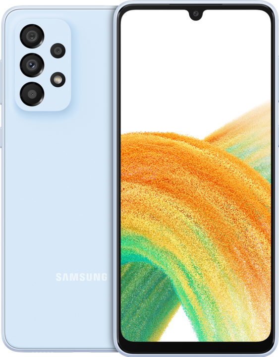 Samsung Galaxy A33 5G (128 GB, Awesome Blue, 6.40", Dual SIM, 48 Mpx, 5G)