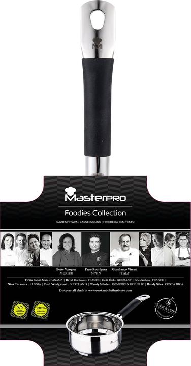 Actual product image MasterPRO Saucepan (Pot, Saucepan, Stainless steel, 16 x 7.50 cm)