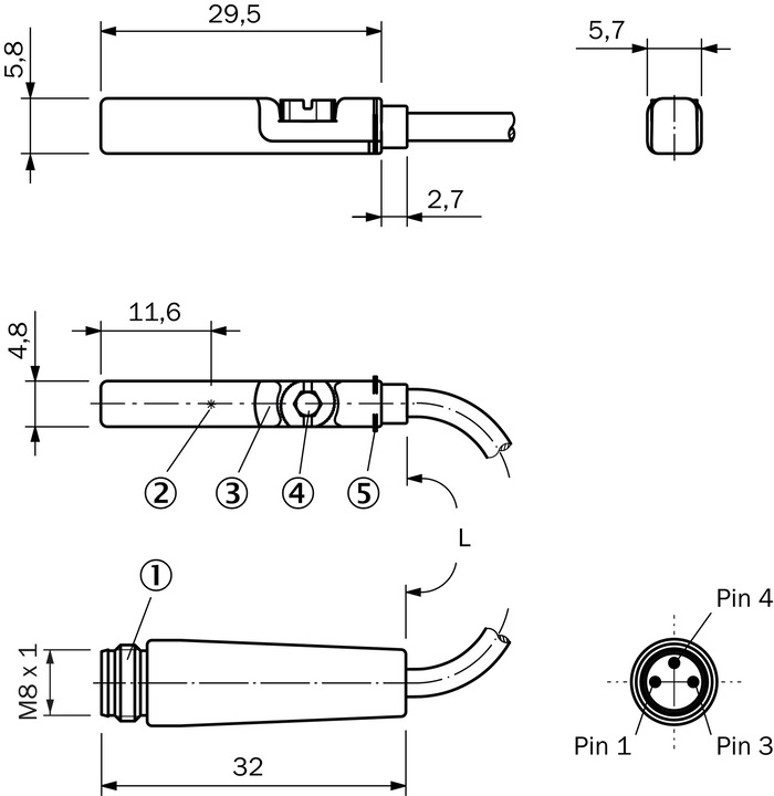 Immagine prodotto Sick MZT7-03VPS-KP0 Sensori per cilindri con scanalatura a T (Misuratore)