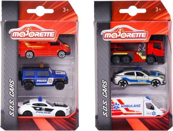 Produktbild Majorette Sos Fahrzeuge Set