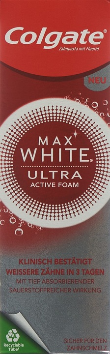 Actual product image Colgate Max White Ultra Active Foam Whitening (50 ml)