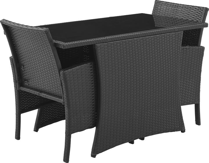 Produktbild Möbilia Garten Sitzgruppe schwarz