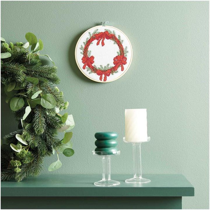 Actual product image Rico Design Cross stitch, picture wreath.100378
