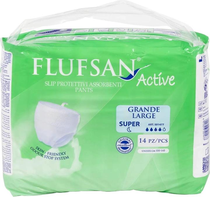 Image du produit vidaXL Slips d'incontinence Flufsan pour adultes 14 pcs. Taille (14 x, L)