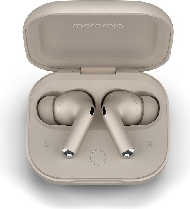 Motorola Écouteurs sans fil avec suppression active du bruit, son Bose, Dolby Atmos spatial, autonomie 38h (ANC, 38 h, Sans fil)