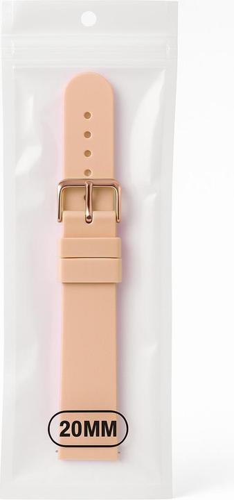 Productafbeelding Marka Niezdefiniowana Siliconen bandje voor Huawei Watch GT2 / GT3 42mm - Beige (Silicone)