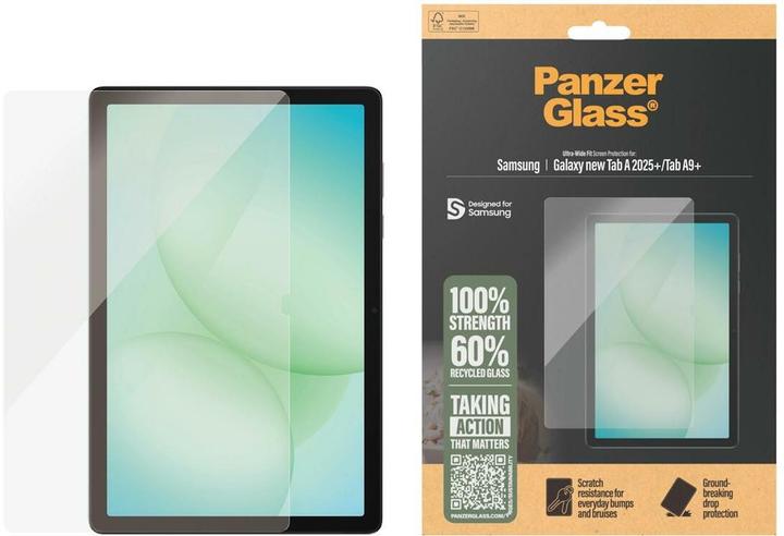 Immagine prodotto PanzerGlass Tablet-Schutzfolie Ultra Wide Fit Galaxy Tab A11+ 11 (1 pz., Galaxy Tab A9)