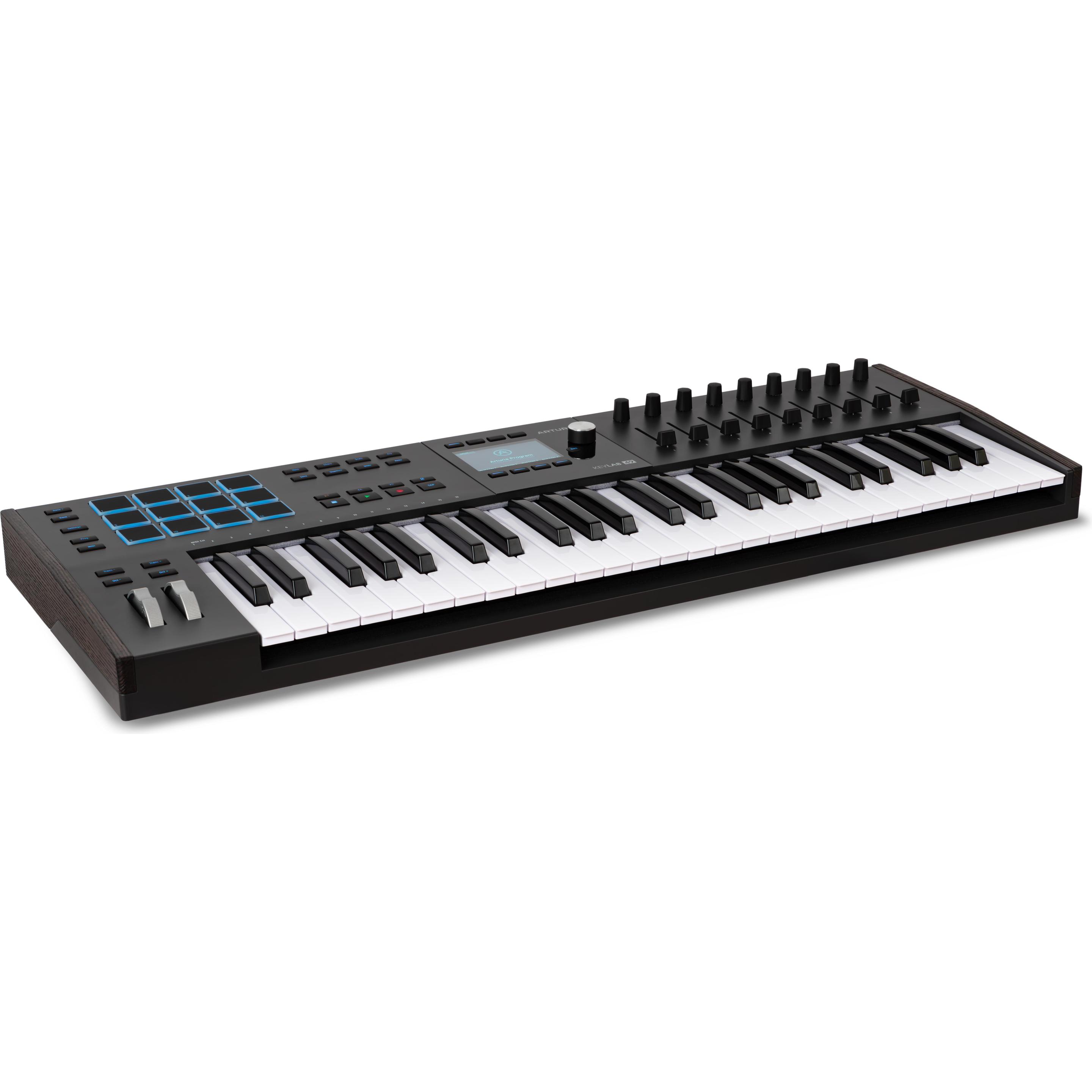 Thumbnail - Arturia KeyLab 49 mk3 Black (Keyboard), MIDI Controller, Schwarz