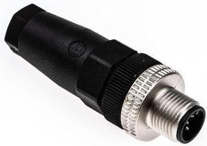 TE Sensors Stekker M12 5-polig recht