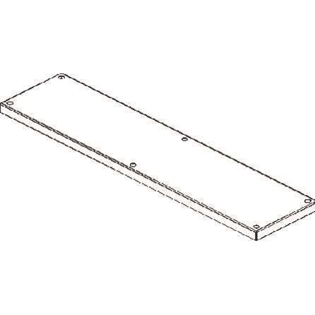 Cubic Daeksel, 1 x 4 modul, 182 x 758 mm BxH, Elektronikzubehör + Gehäuse