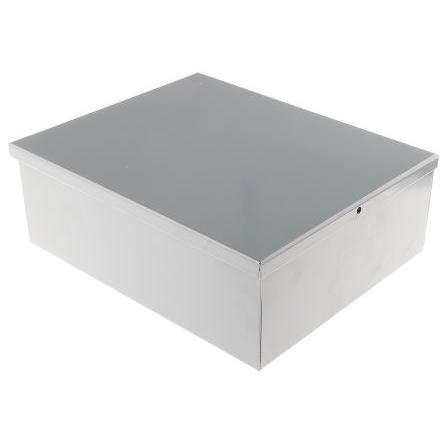 Rs Pro Gehäuse Stahl 240x200x85mm dunkelgrau (Gehäuse), Elektronikzubehör + Gehäuse, Grau