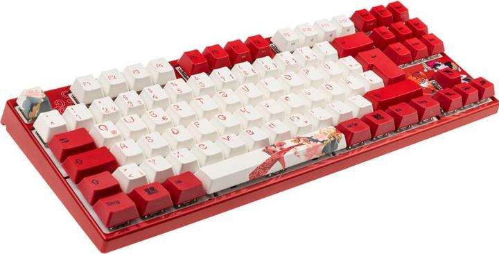 Produktbild Varmilo VEA88 Koi TKL Gaming Tastatur, MX-Brown, weisse LED (DE, Kabelgebunden)
