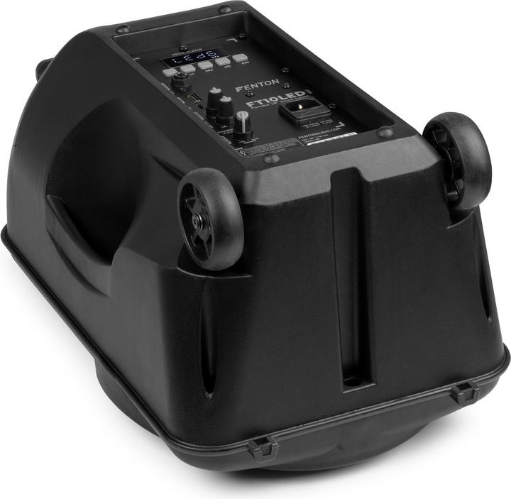 Immagine prodotto Fenton Speaker Bluetooth - FT10LED MK2 karaoke box met LEDâ€™s, accu en microfoon - Voor (Attivo)