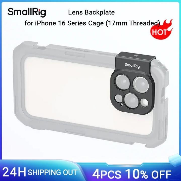 Produktbild SmallRig 5009 17mm Threaded Lens Backplate for iPhone 16 Series Cage