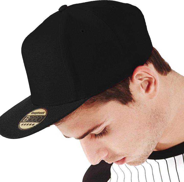 Produktbild Beechfield Baseballkappe mit flachem Schirm (2 StückPackung) (One Size)