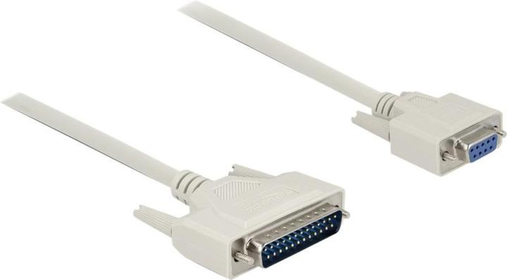 Produktbild Delock Serielles Kabel D-Sub 25 Stecker zu D-Sub 9 Buchse 0,5 m (0.50 m, VGA)