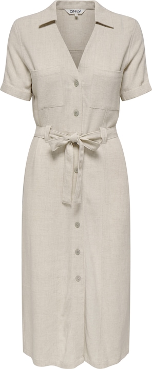 Only Onlsiesta Ss Lin Bl Shirt Dress Pnt Noos