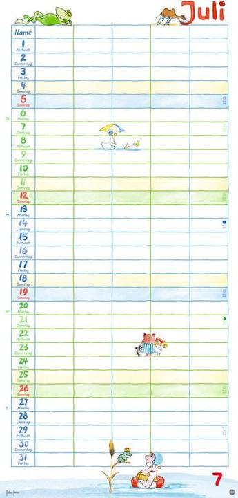 Produktbild Heye Familienplaner (21 x 45 cm)