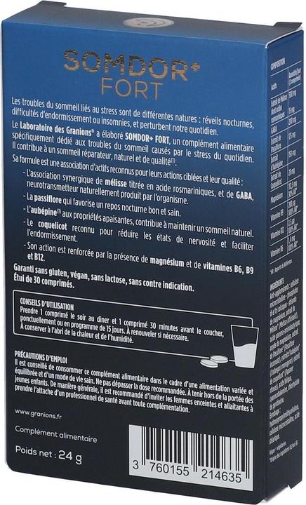 Produktbild Granions Pro Sommis Strong 30 Tabletten