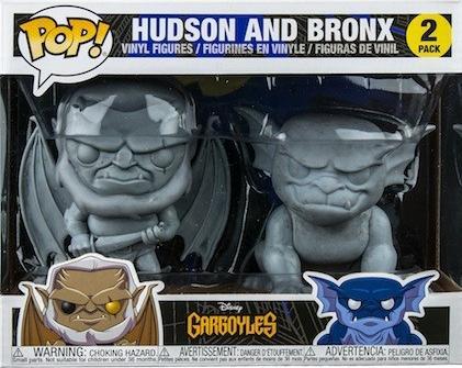 Actual product image Funko Pop Disney Gargoyles Hudson & Bronx (Stone) 2-Pack Limited Edition