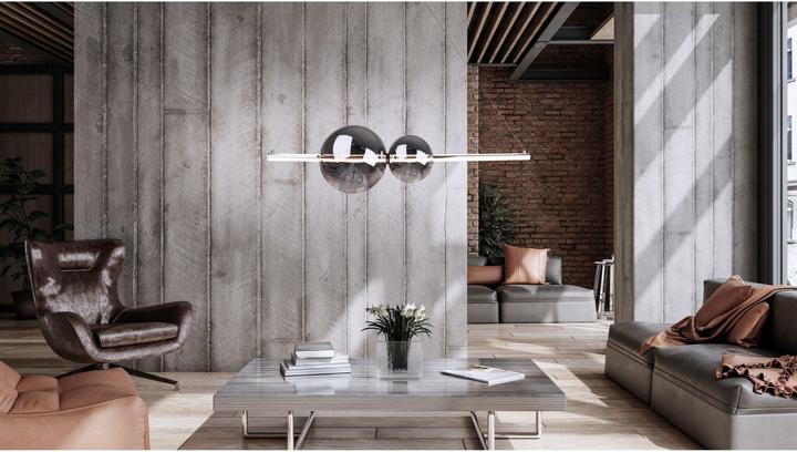 Produktbild Näve LED Pendelleuchte chrom NOVA (4000 lm)