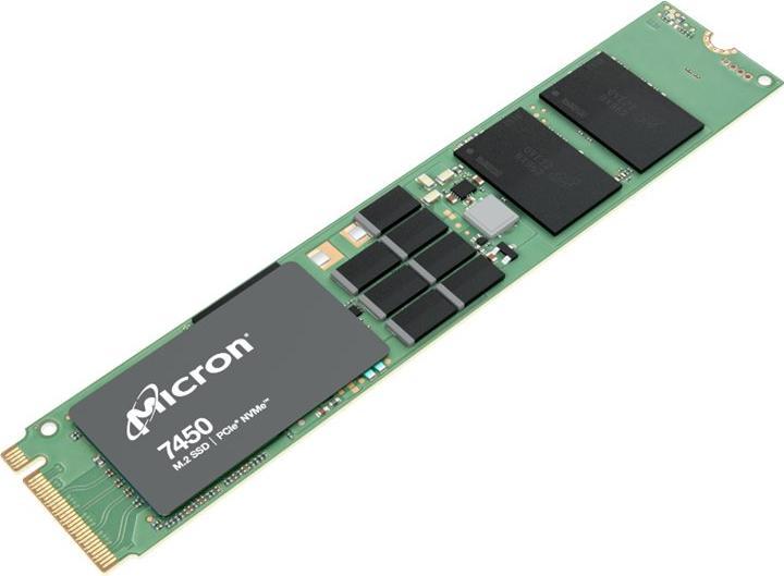 Image du produit Micron 7450 PRO M.2 PCI Express 4.0 3D TLC NAND NVMe (3840 Go, M.2 22110)