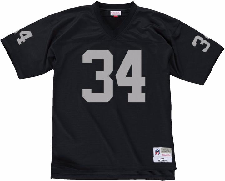 Actual product image Mitchell & Ness NFL Legacy Jersey Los Angeles Raiders 1988 Bo Jackson (L)