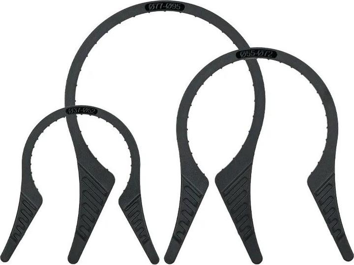 JJC 3pcs Filter Wrench fits 37mm-52mm, 55mm-72mm and 77mm-95mm diameter filter (Support de filtre obectif)