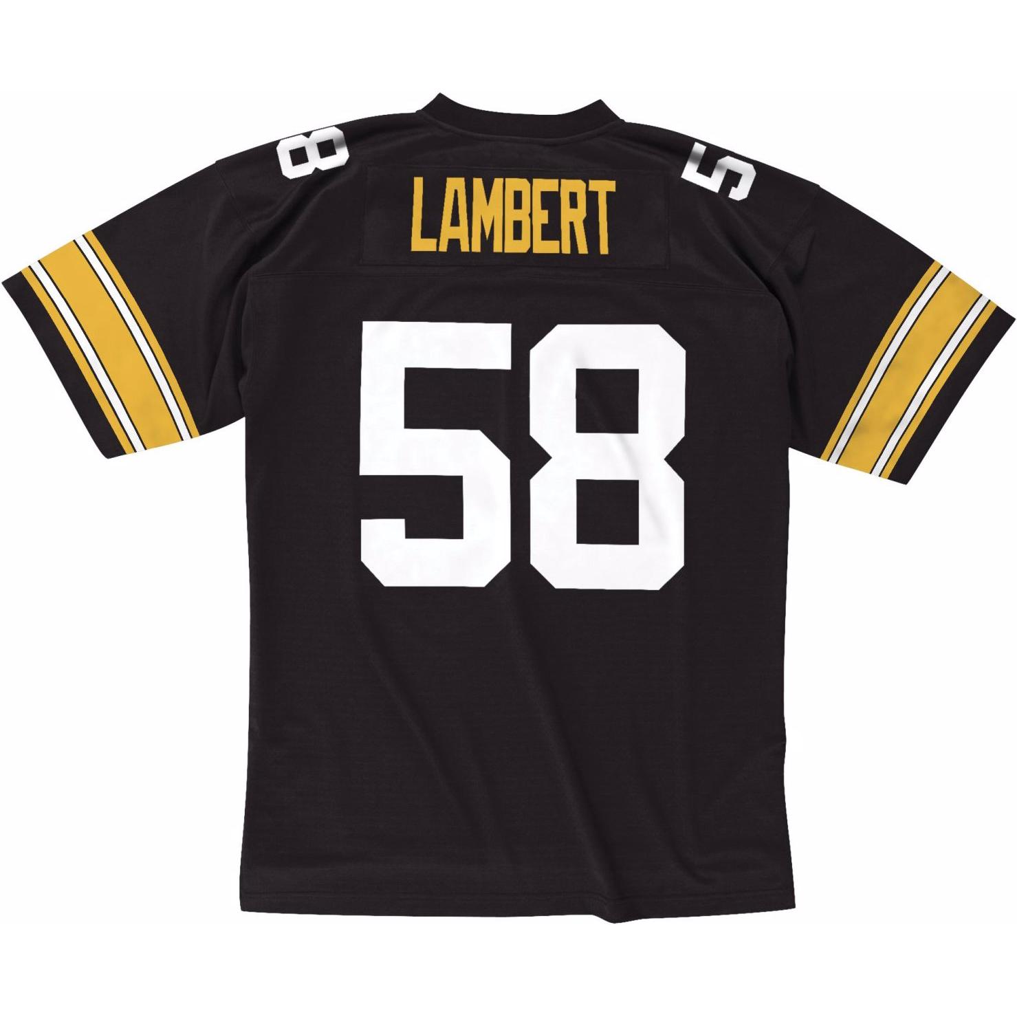 Thumbnail - Mitchell & Ness, Herren, Sportshirt, NFL Legacy Jersey Pittsburgh Steelers 1976 Jack Lambert (M), Schwarz, M